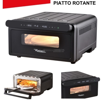 Forno Pizza con piatto rotante  Agritech Store