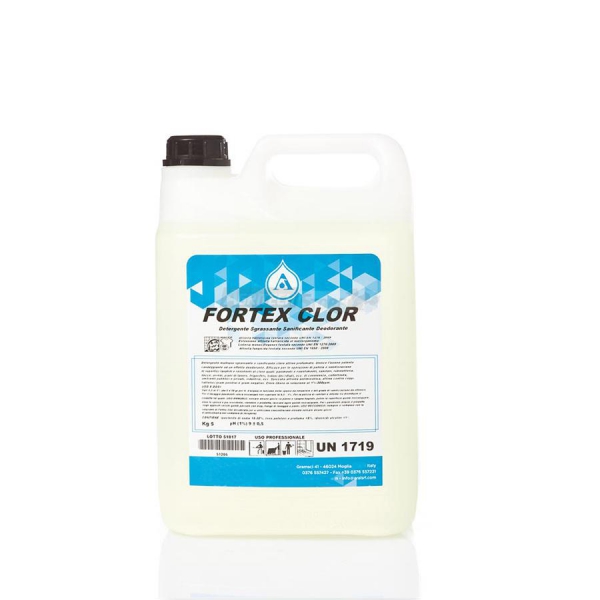 Fortex Detergente Igienizzante Sgrassante Deodorante 5 Kg. Agritech Store