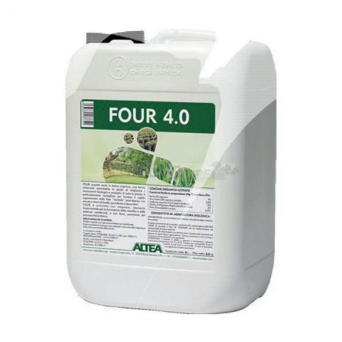 FOUR 4.0 Concime liquido Organico Azotato di origine Vegetale Agritech Store