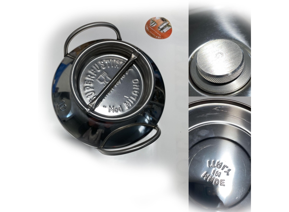 Fusto Contenitore inox per Olio Milano Agritech Store