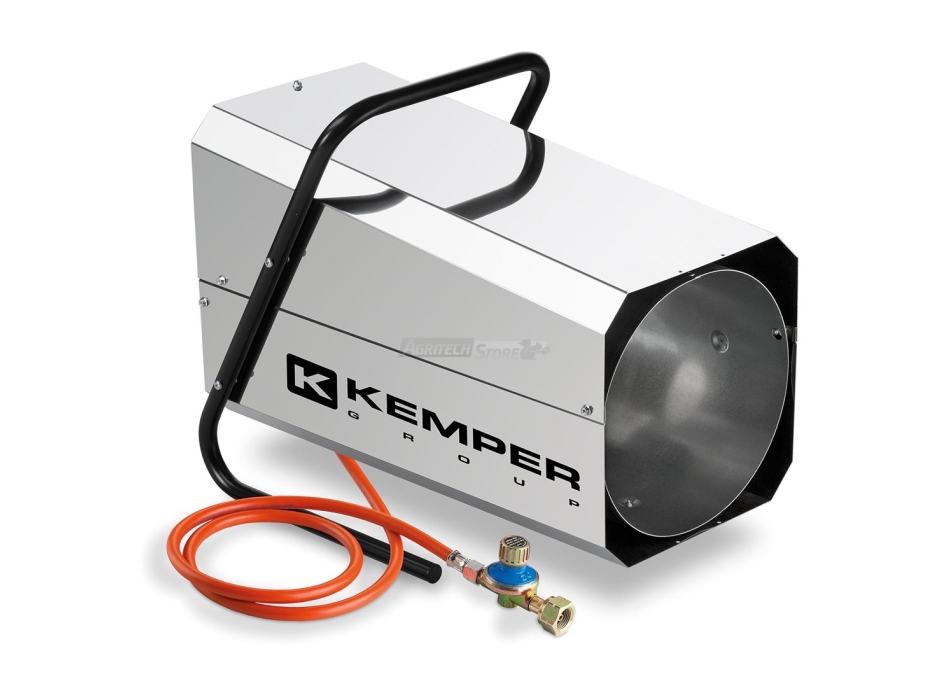 Generatore regolabile di aria calda a Gas Kemper QT 103 AR Inox Agritech Store