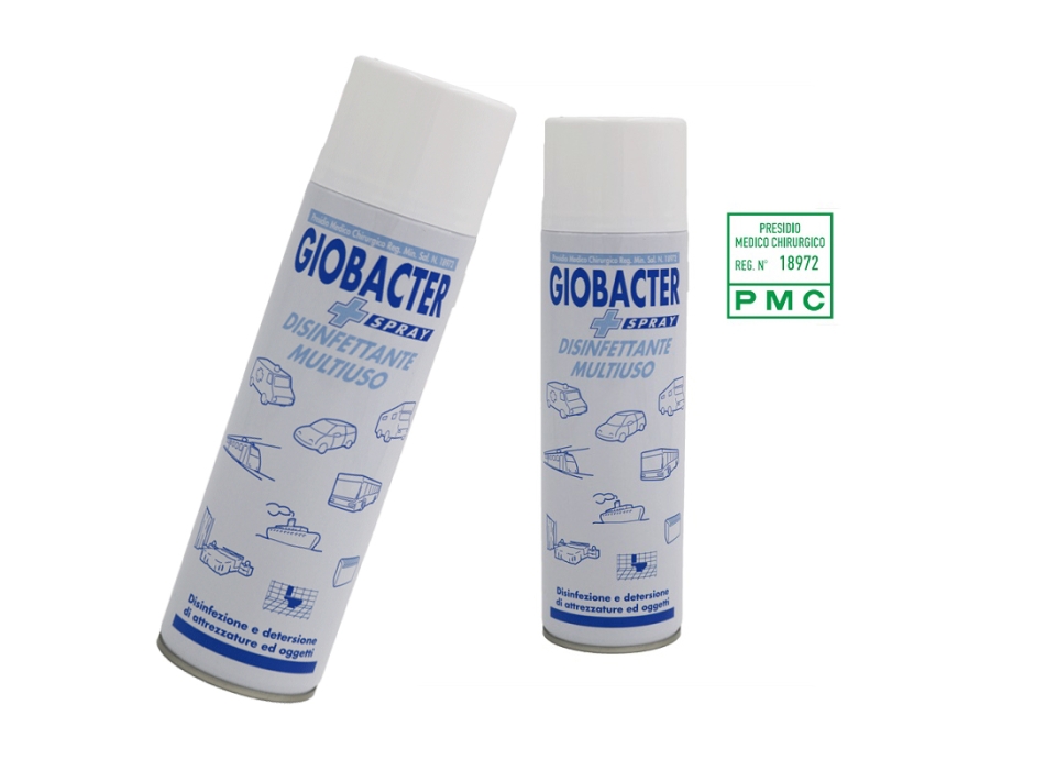 Giobacter Spray Disinfettante multiuso 500 ml. Agritech Store