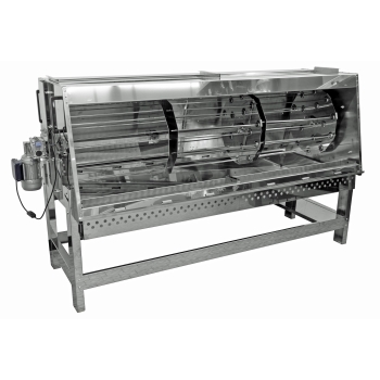 Girarrosto professionale in Acciaio Inox cm.120 ad 8  Lance Agritech Store