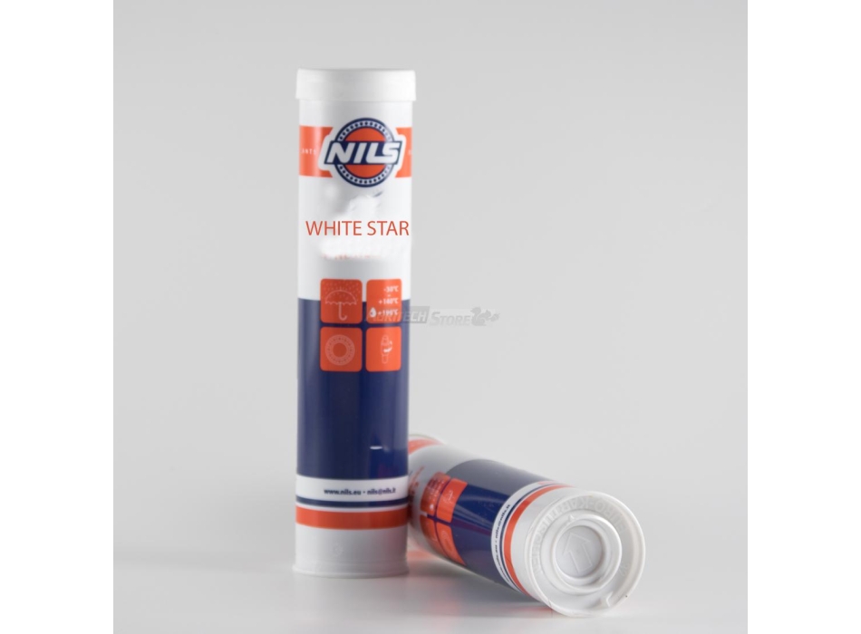 Grasso Longlife EP WHITE STAR Cartuccia 400 gr. Agritech Store