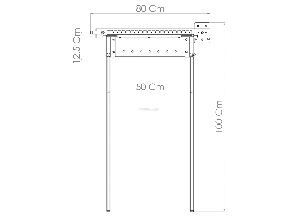 Grill Giraspiedini & Arrosticini Tecnoroast da 20 pezzi Single Agritech Store