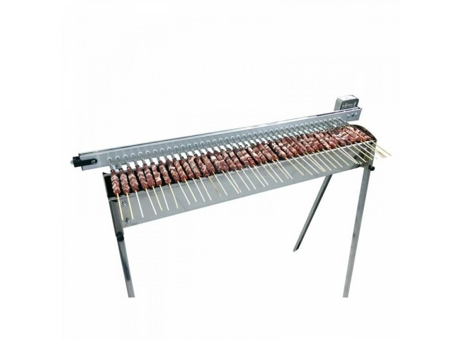 Grill Giraspiedini & Arrosticini Tecnoroast da 40 pezzi Single Agritech Store