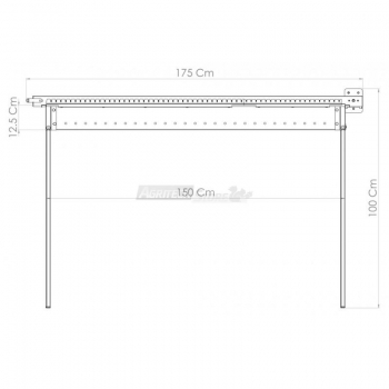 Grill Giraspiedini & Arrosticini Tecnoroast da 60 pezzi Single Agritech Store
