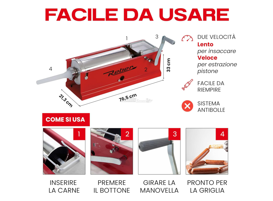 Insaccatrice Reber 8950 N - 5Kg. Agritech Store