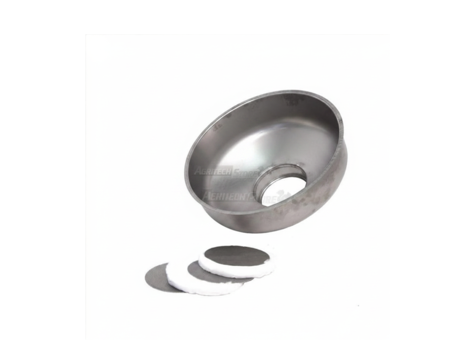 KIT Filtro Olio in Acciaio Inox da 30 LT. Ø 500 mm Agritech Store