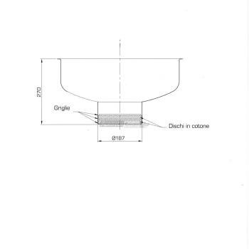 KIT Filtro Olio in Acciaio Inox da 30 LT. Ø 500 mm Agritech Store