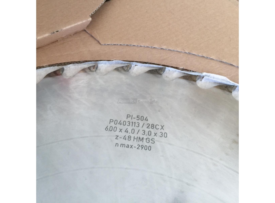 Lama sega circolare al Widia Diametro 600 mm Agritech Store