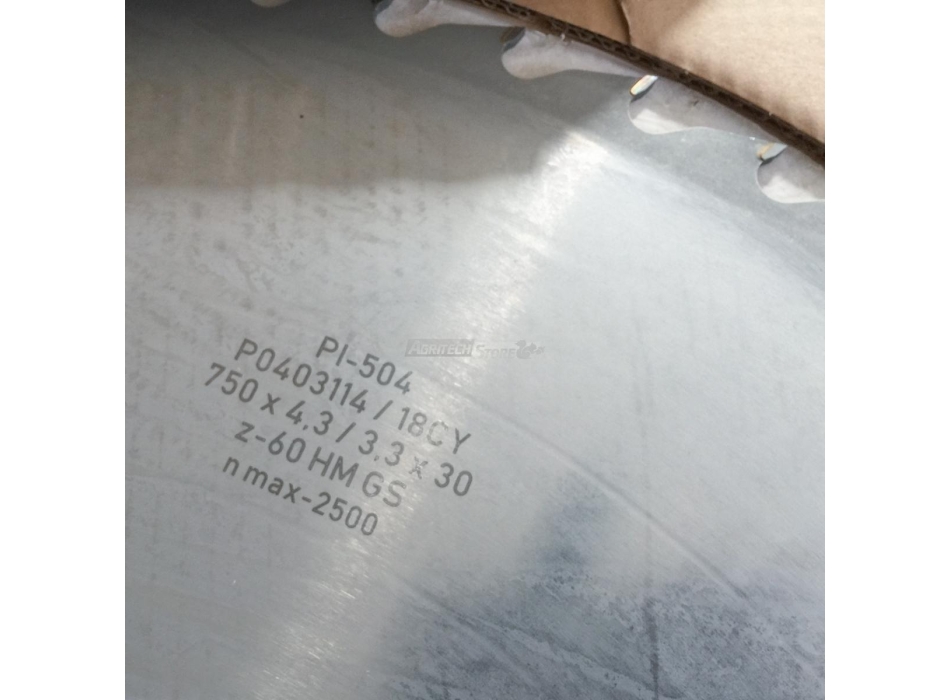 Lama sega circolare al Widia Diametro 750 mm Agritech Store