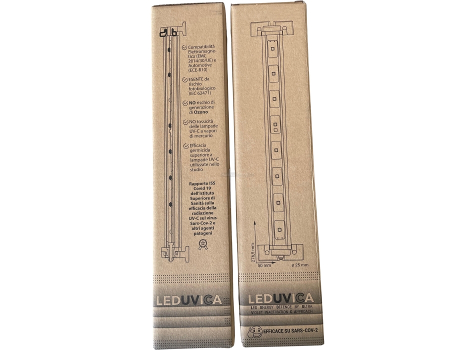 LEDUVICA Lampada Germicida a Led UV-C Agritech Store