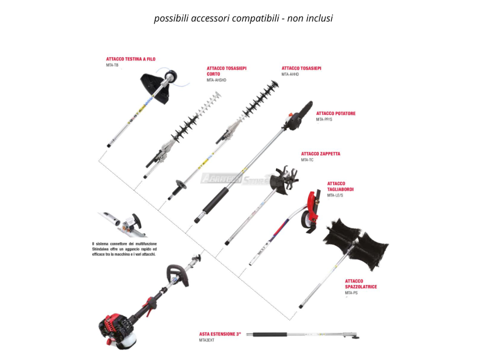 Macchina Multifunzione Shindaiwa M262S Agritech Store