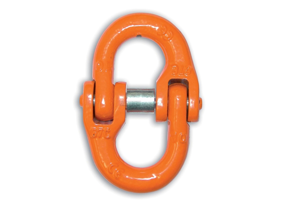 Maglia giunzione 8mm GR100 W.L.L. 2500 Kg arancione Agritech Store