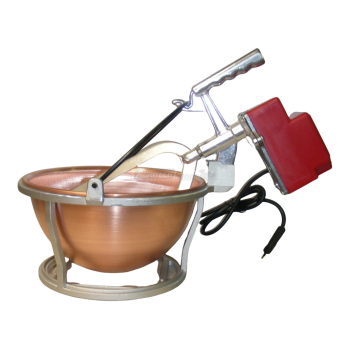 Mescolatore-Paiolo elettrico in Rame lt.4 Art.0575 Agritech Store