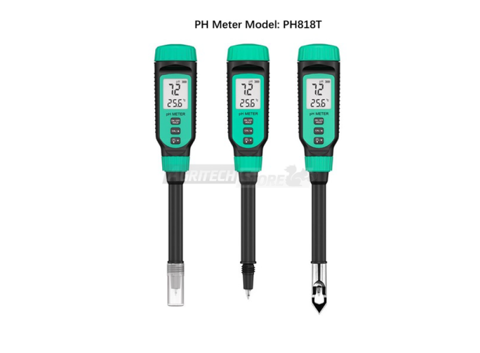 Misuratore portatile di ph con sonda temperatura pH 818T  Agritech Store
