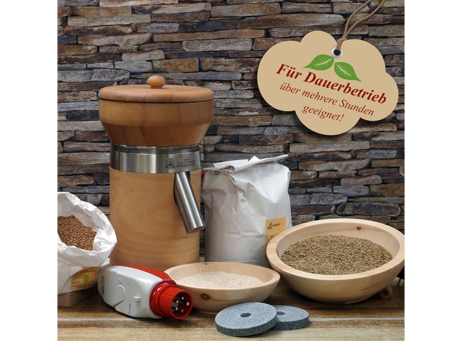 Mulino Macinacereali a Pietra Naturale di Granito "MT18D" Agritech Store