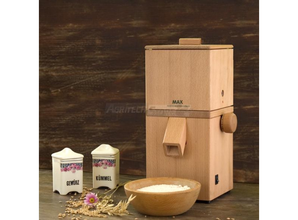 Mulino macinacereali con macine in Pietra Naturale "MAX" Agritech Store