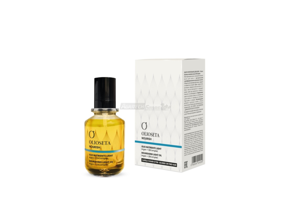 Olio trattante per capelli "Olioseta Nourish Oil" 100ml (ex olio del Marocco) Agritech Store