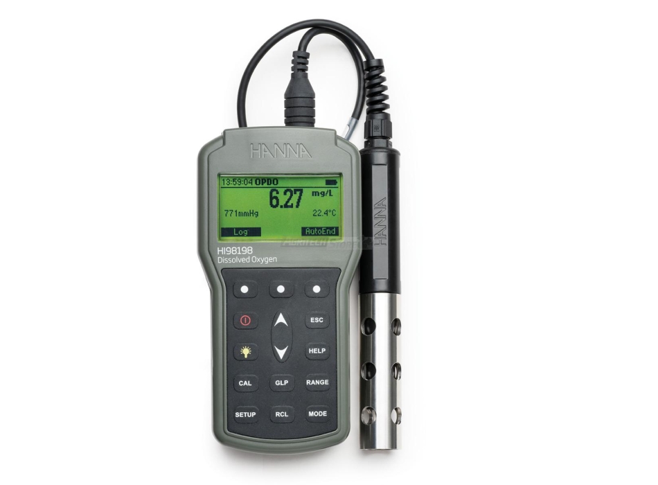  opdo Ossimetro con sensore ottico LDO (luminescenza) - HI98198 Agritech Store