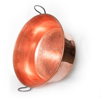 Paiolo in Rame da 250 Litri Special Diametro Altezza 1/2 Agritech Store