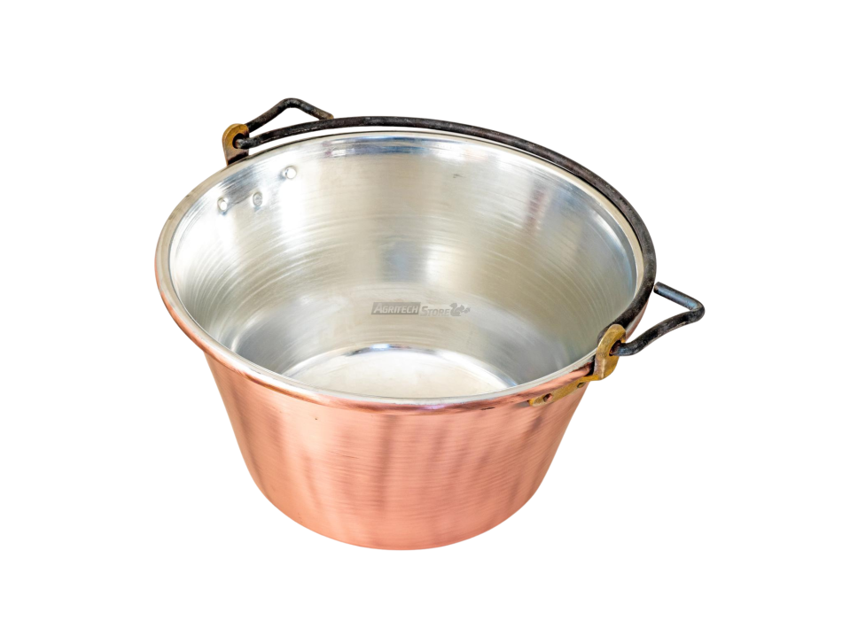 Paiolo in Rame da Litri 30 Agritech Store