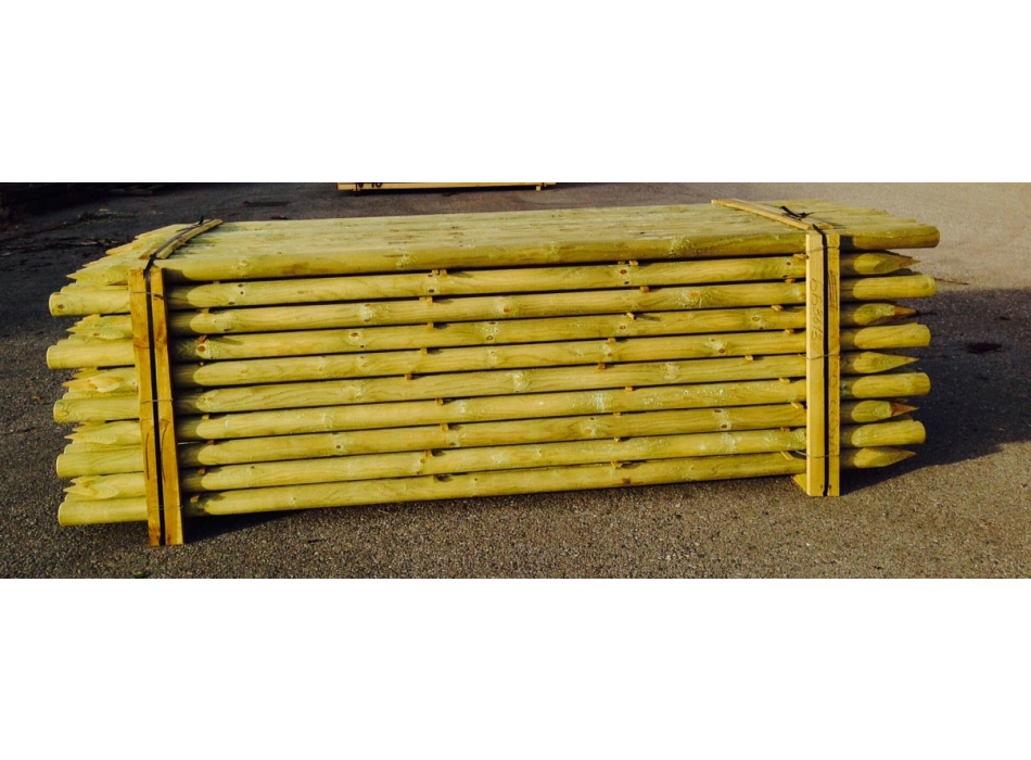 PALI IMPREGNATI DIAM. 06 LUNGH. CM.250 PUNTA Agritech Store