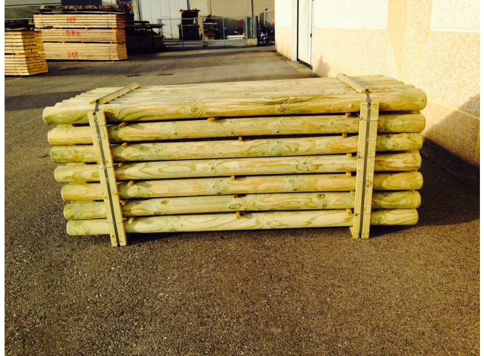 PALI IMPREGNATI DIAM. 08 LUNGH. CM.200 Agritech Store