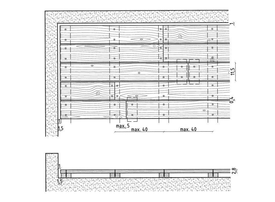 Pavimento per esterno in pino impregnato Agritech Store