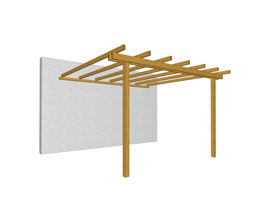 PERGOLA ADDOSSATA 300X240 Agritech Store