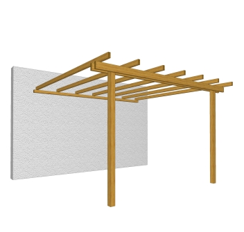 PERGOLA ADDOSSATA 400X300 Agritech Store