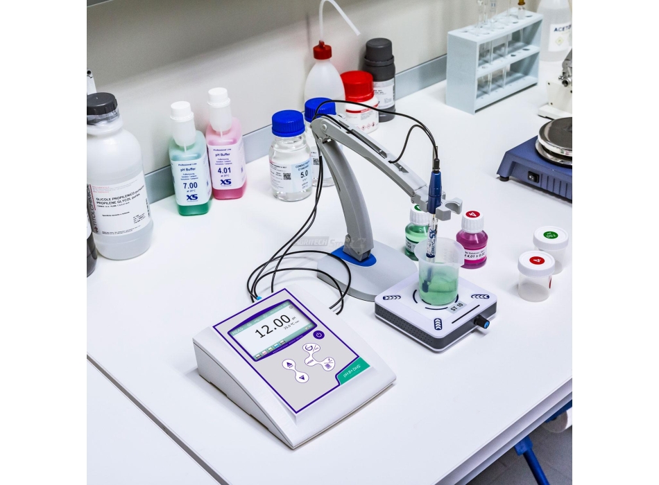 pHmetro pH 8 Pro STIRRER completo di Elettrodo Polymer S7 Agritech Store