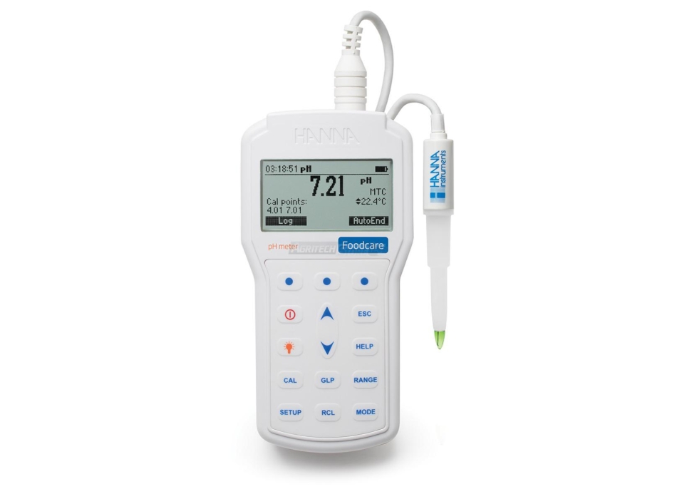  pHmetro portatile professionale per alimenti - HI98161 Agritech Store