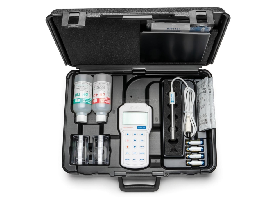 pHmetro portatile professionale per birra - HI98167 Agritech Store