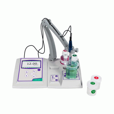 pHmetro da banco pH8+Pro Basic DHS con elettrodo Polymer S7