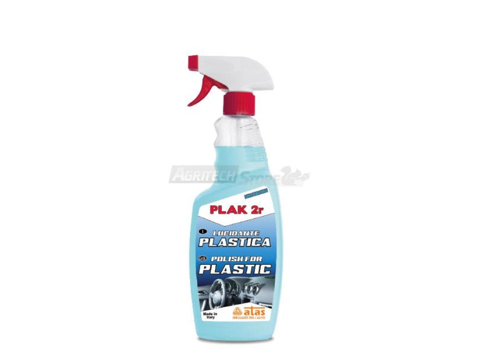 PLAK 2 r Lucidante plastiche in Flacone da 750 ml. Agritech Store