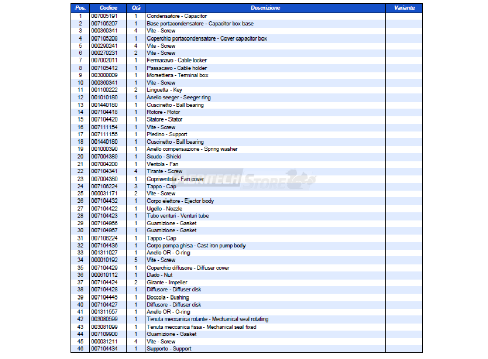 Pompa Autoadescante Bigirante Jet 200 Agritech Store