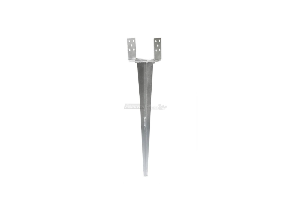 Portapilastro a ficcone per palo quadro Agritech Store