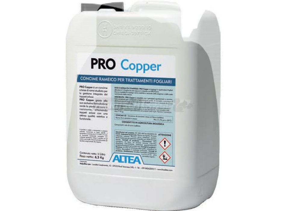 PRO COPPER Concime Liquido con Rame litri 1 Agritech Store