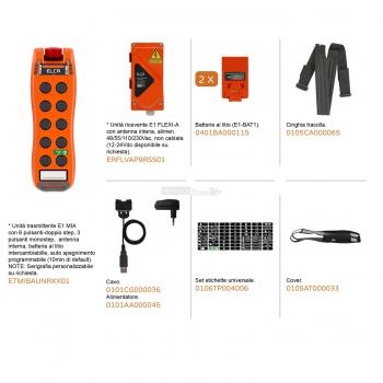 Radiocomando per Sollevamento E1 Mia Base Agritech Store