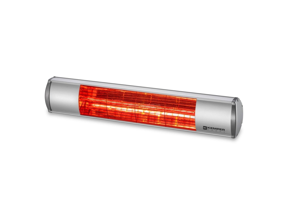 Riscaldatore elettrico professionale ad infrarossi 2,0 KW IP55 Agritech Store