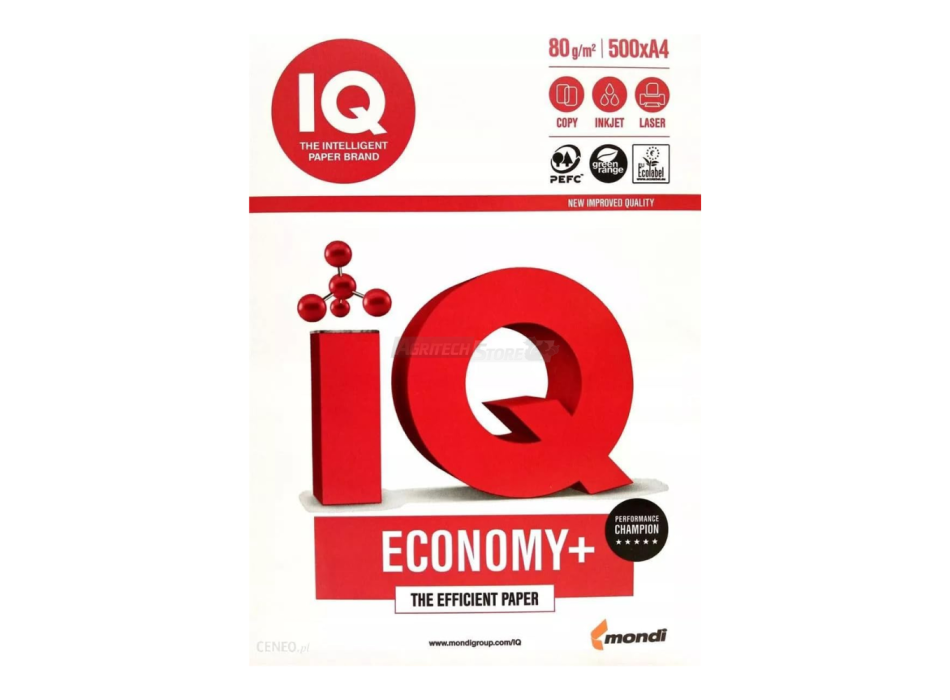 Risma di carta bianca IQ - A4 80g Agritech Store