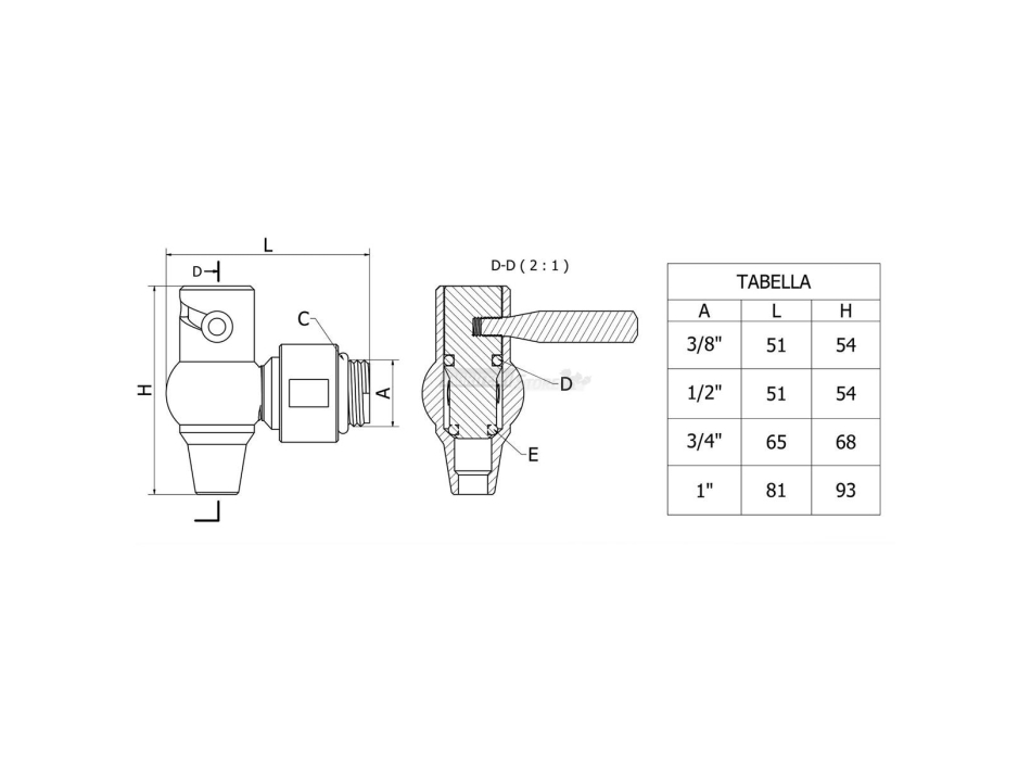 Rubinetto a leva Agritech Store