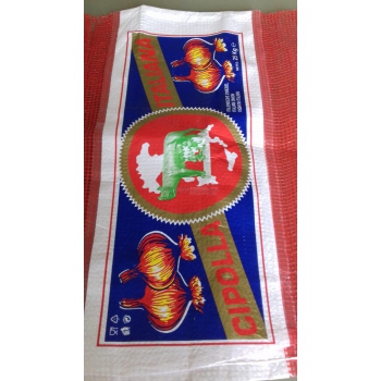 Sacco in Leno per Cipolle cm. 49x89 Portata Kg. 25 Agritech Store