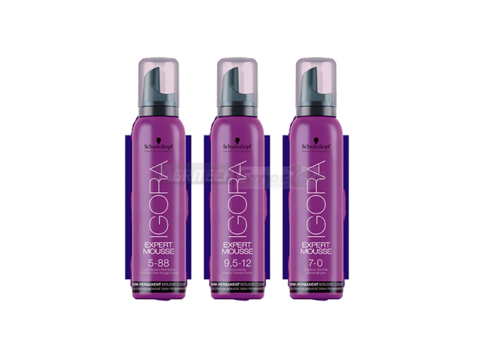 Schwarzkopf Igora Expert Mousse - Mousse colorata e nutriente  Agritech Store