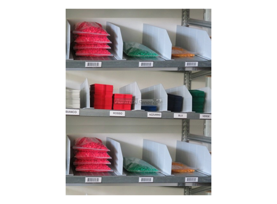 Separatori magnetici per scaffali 30 × H 15 cm Agritech Store