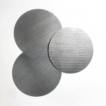 Serie di 3 dischi in acciaio per fermafiltro in cotone per Olio Agritech Store