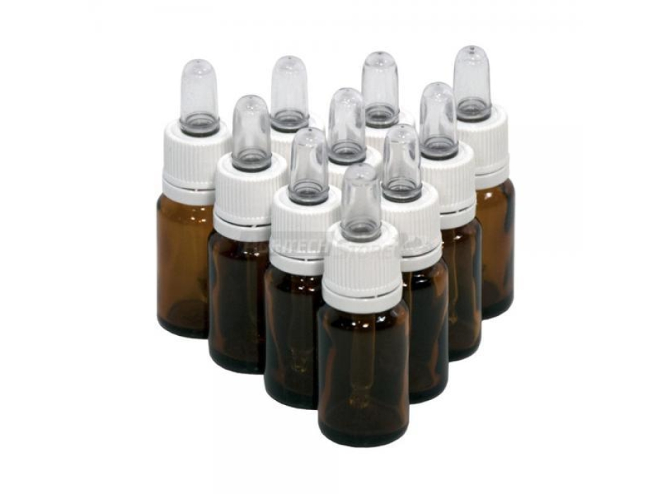Set di 10 Flaconi con contagocce da 10 ml. Agritech Store