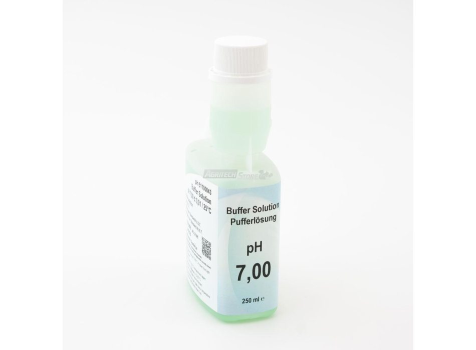 Soluzione tampone pH 7 per pHmetri Verde 250 ml. Agritech Store